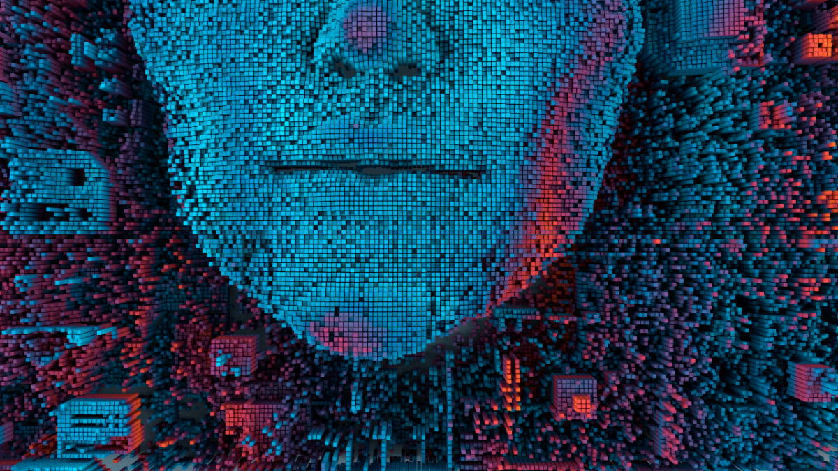 A.I. digital face
