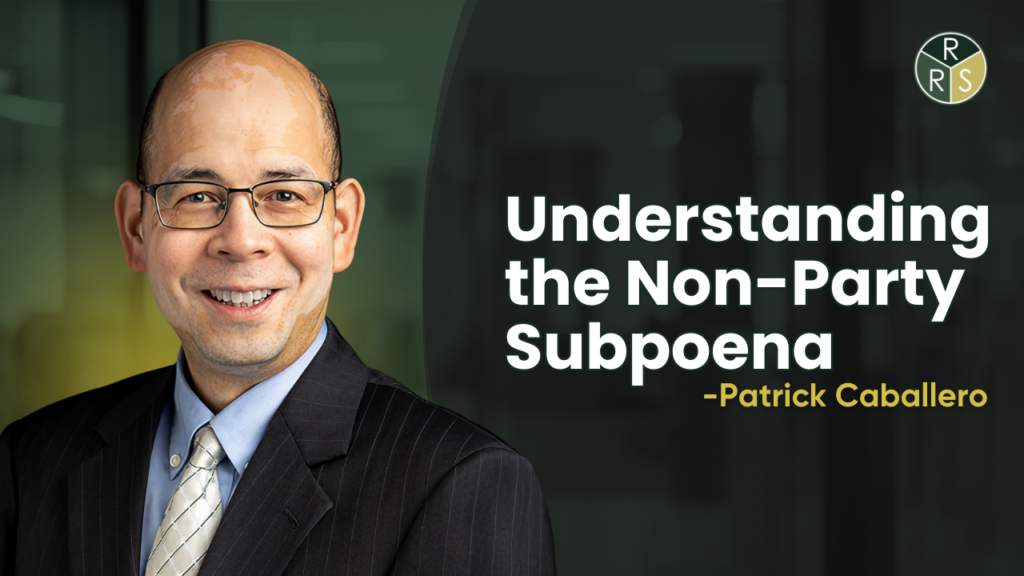 non-party-subpoena